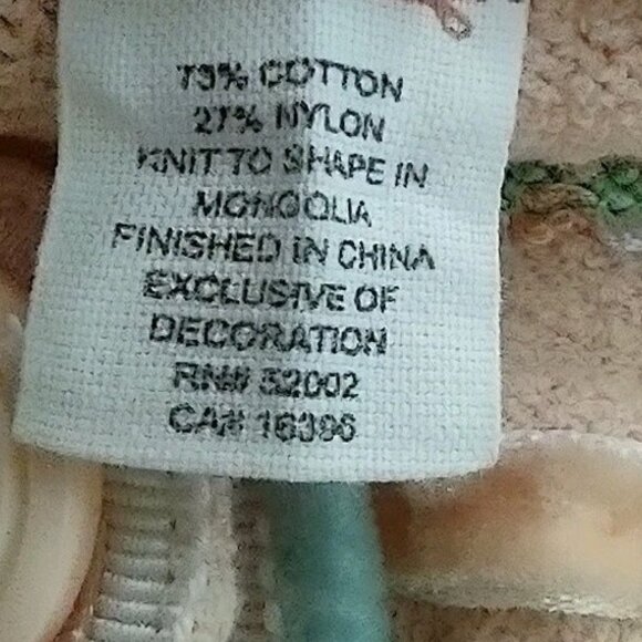 Intuitions light Peach Sweater Women knitted Cardigan Medium Lace Cottagecore - Picture 13 of 15